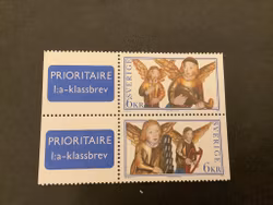 Utrikes julpost 1997 facit nr 2047+2048 i postfriska par