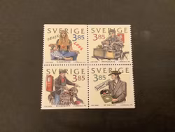 Fyra Decenier facit nr 1981-1984 postfriskt block