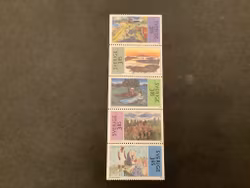 Sommar i konsten facit nr 1962-1966 postfriskt häftesblock