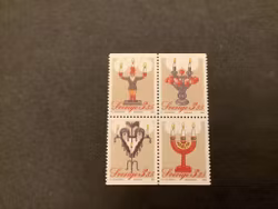 Inrikes julpost 1995 facit nr 1930-1933 postfriskt 4-block
