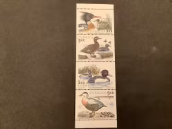 Sjöfåglar facit nr 1806-1809 postfriskt block