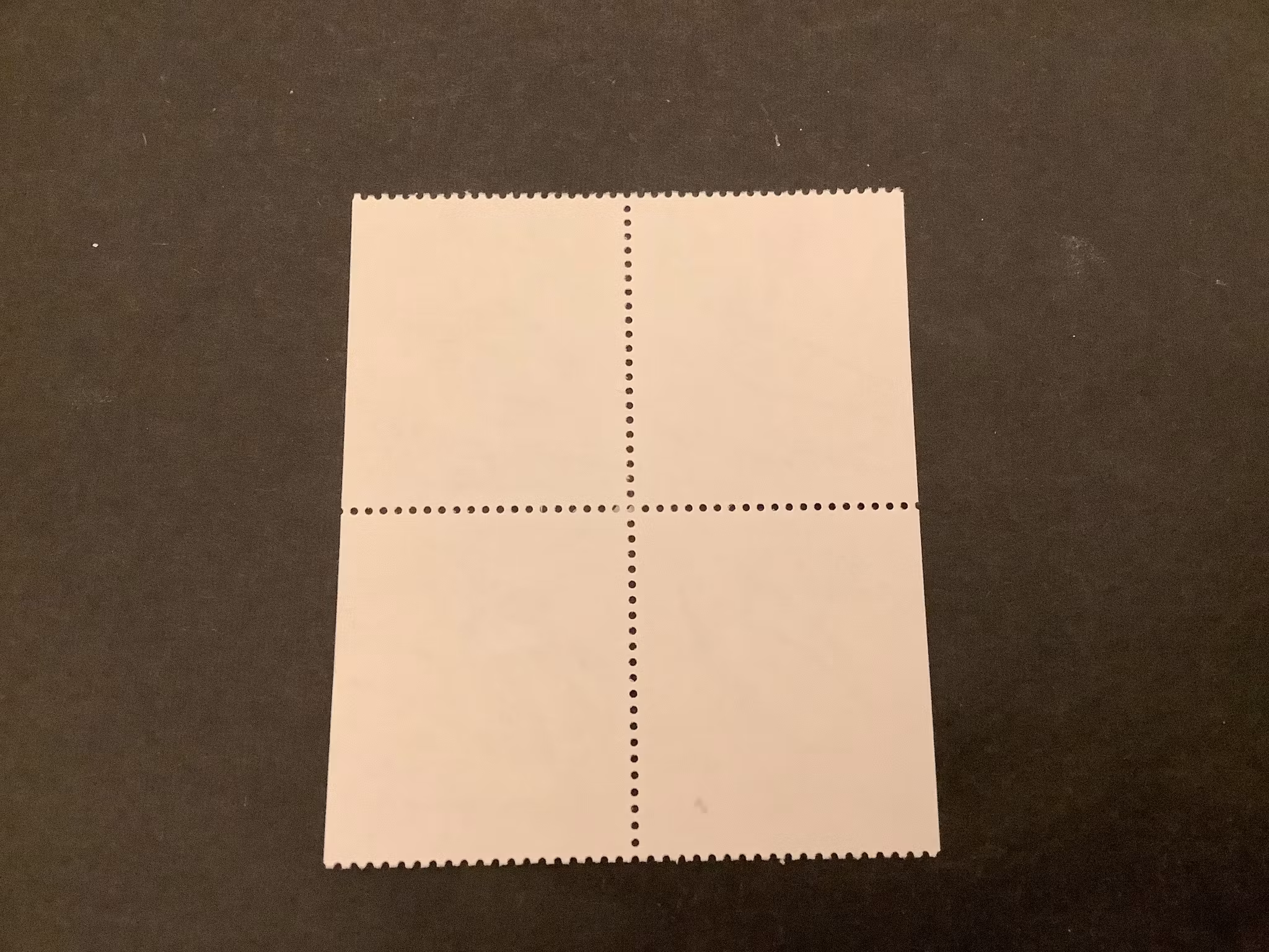 Hälsningsfrimärken I facit nr 1743-1746 postfriskt block