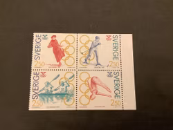 Olympiskt guld I facit nr 1697-1700 i postfriskt block
