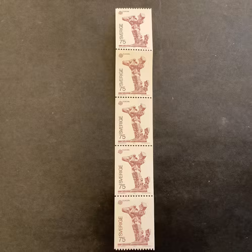 Europa III facit nr 867 postfriskt 5-strip