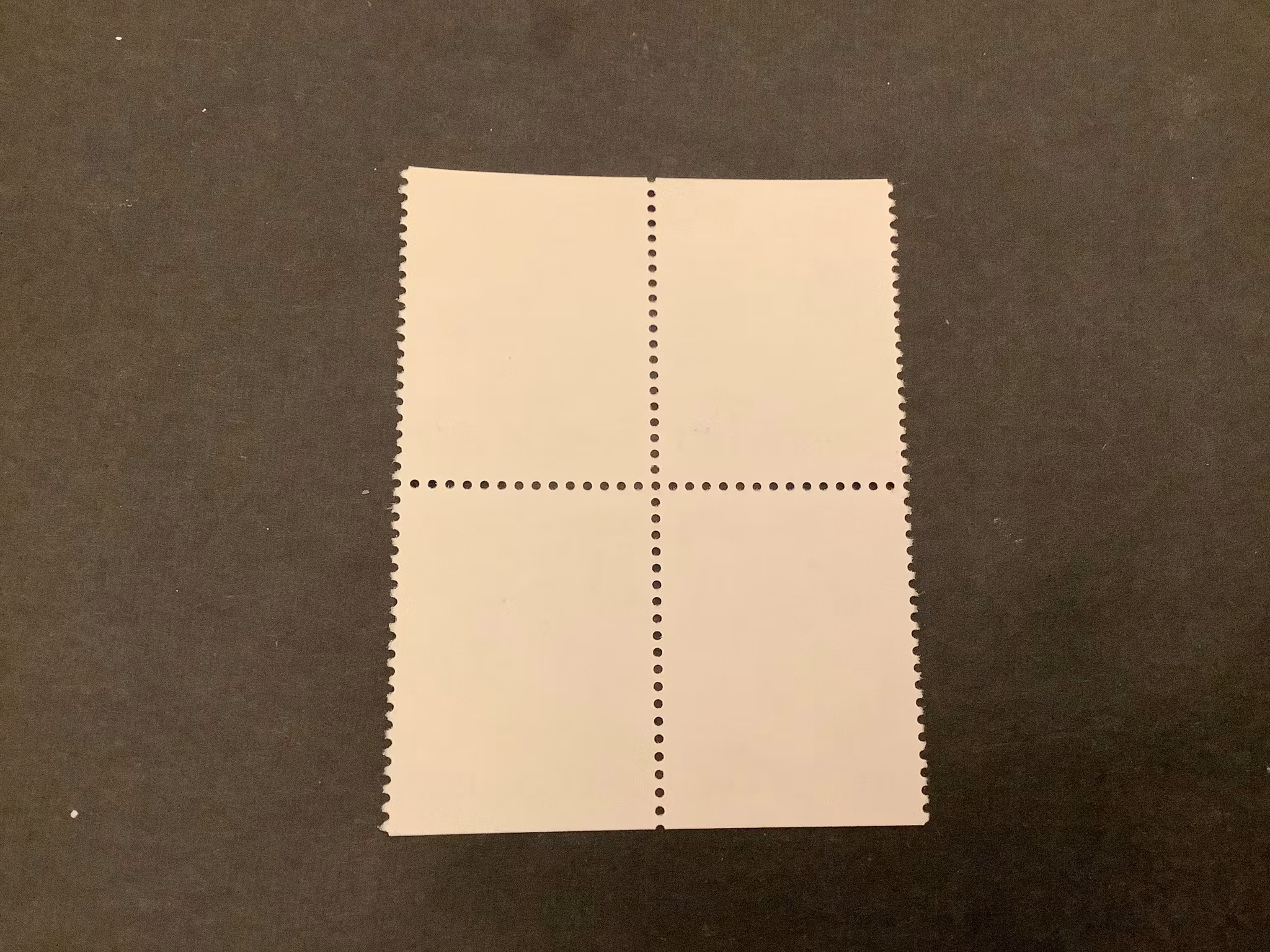 Julpost 1985 facit nr 1377-1380 i postfriskt block
