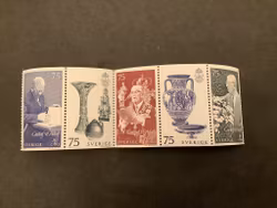 Gustaf VI Adolf 90 år facit nr 798-802 i postfriskt block