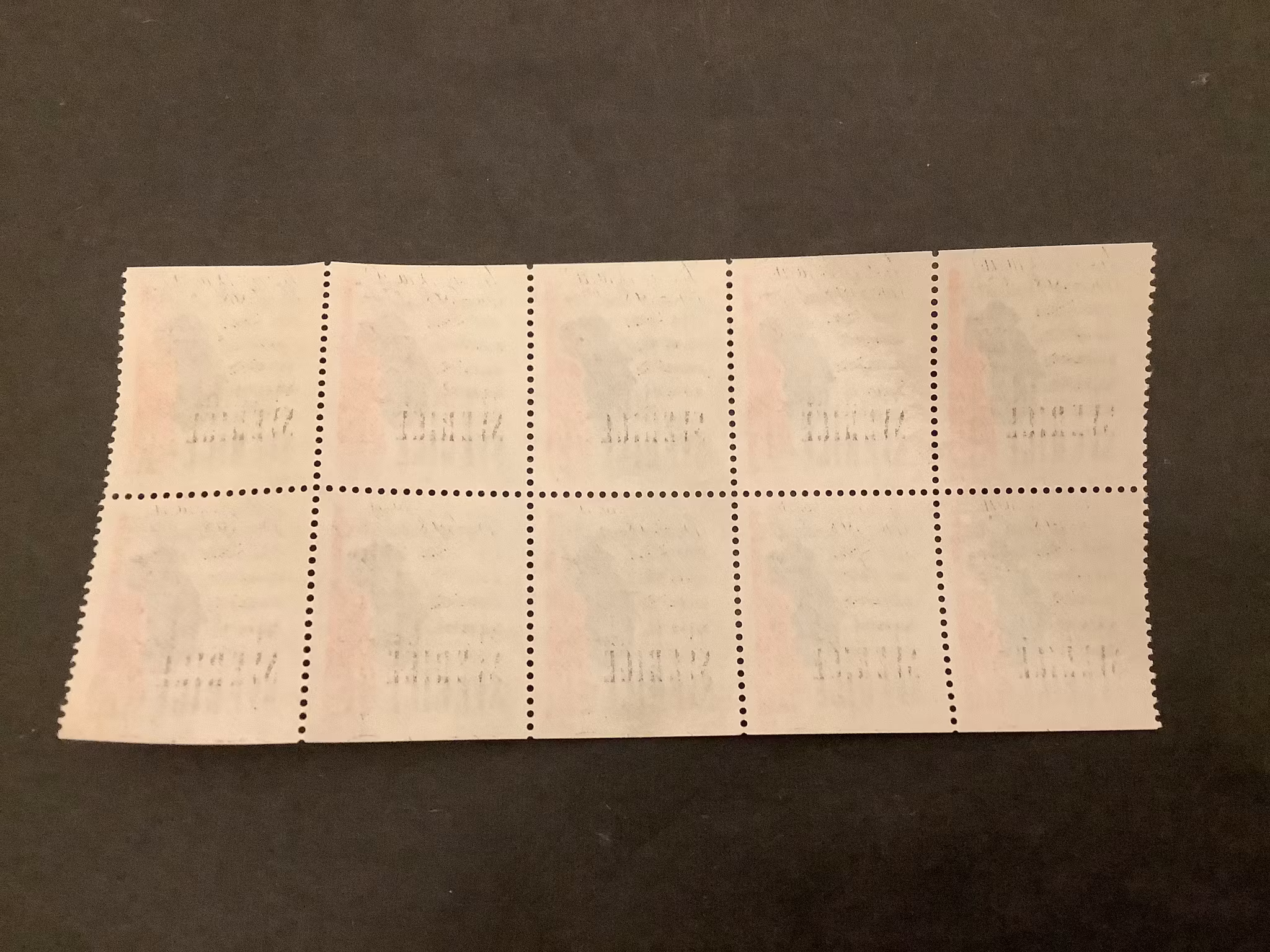 Franz Berwald facit nr 622 BB postfriskt 10-block