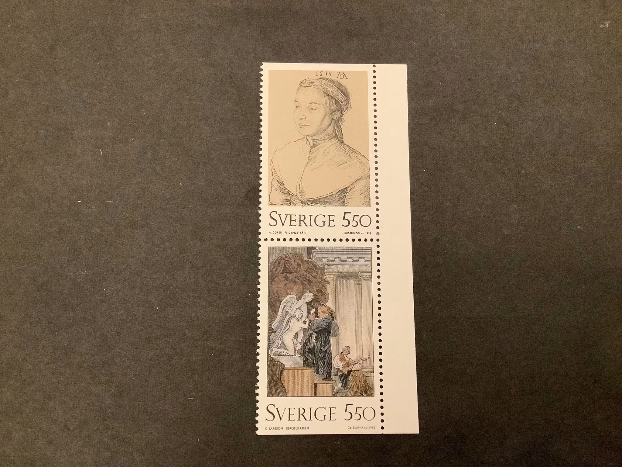 Nationalmuseum 200 år facit nr 1754 SX postfriskt par