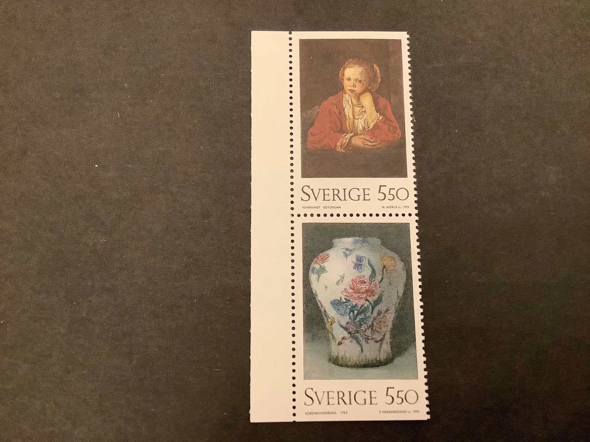 Nationalmuseum 200 år facit nr 1752 SX postfriskt par