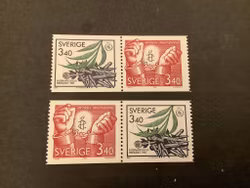 Fred och frihet facit nr 1425 SX 1 och SX 2  postfriska par