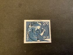 VM i bordtennis facit nr 1343 lyxstämplat MALMÖ 1