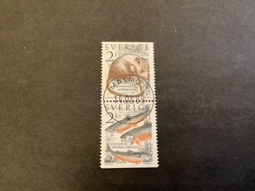 Levande natur facit nr 1340 SX lyxstämplat par MALMÖ 1