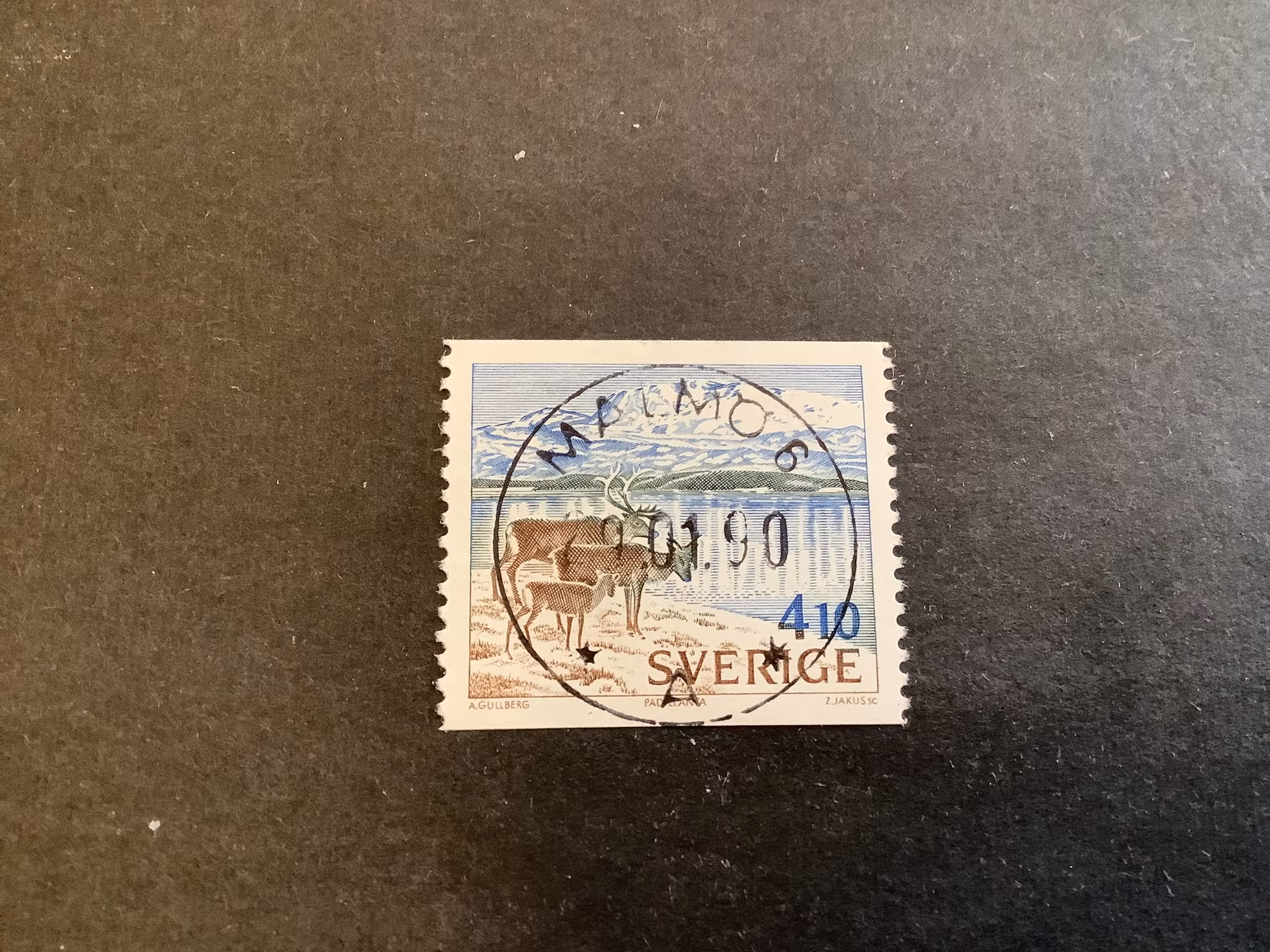 Nationalparker 2 facit nr 1602 lyxstämplat MALMÖ 6