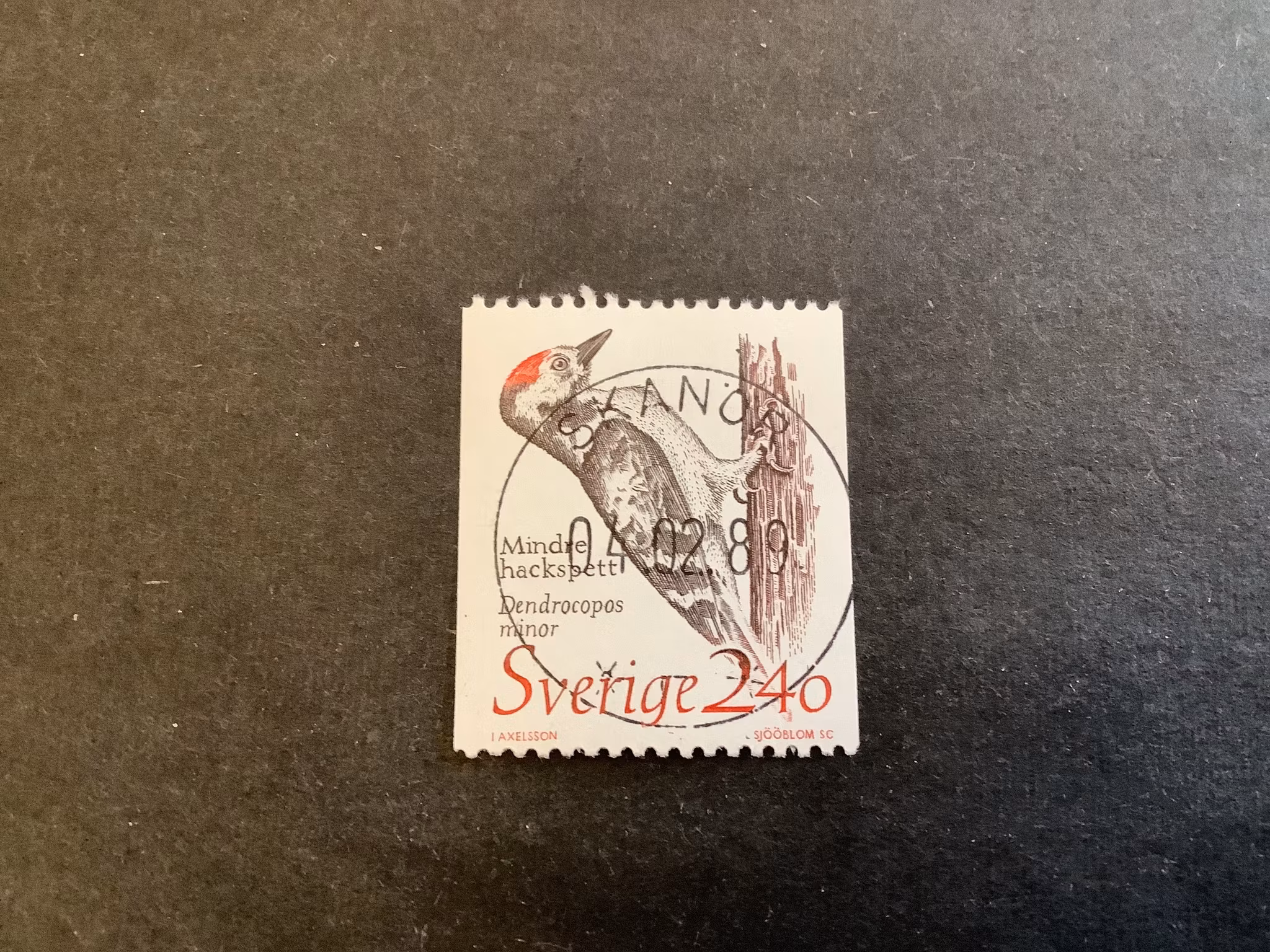 Djur i hotad miljö facit nr 1543 lyxstämplat SKANÖR