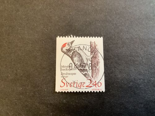 Djur i hotad miljö facit nr 1543 lyxstämplat SKANÖR