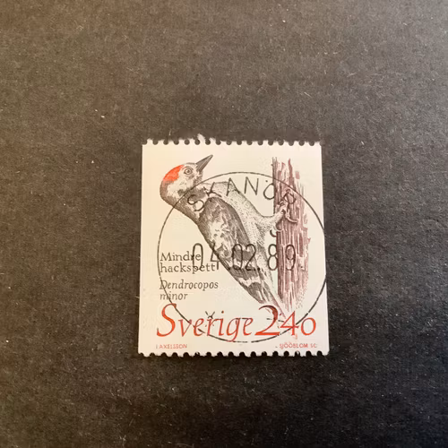 Djur i hotad miljö facit nr 1543 lyxstämplat SKANÖR