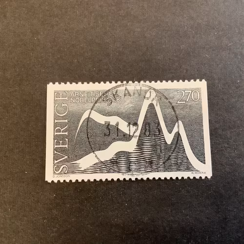 Nobelpristagare kemi facit nr 1279 lyxstämplat SKANÖR