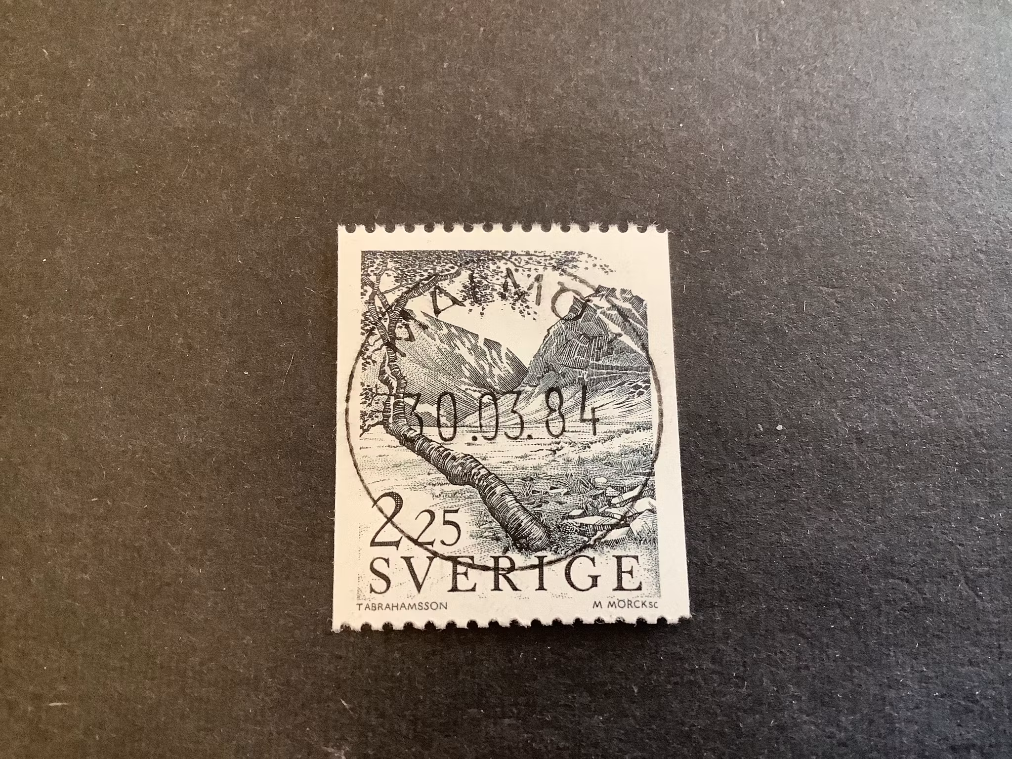 Fjällvärld facit nr 1294 lyxstämplat MALMÖ 1: