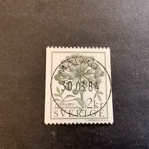 Fjällvärld facit nr 1293 lyxstämplat MALMÖ 1