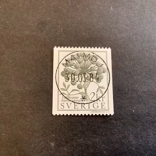 Fjällvärld facit nr 1293 lyxstämplat MALMÖ 1