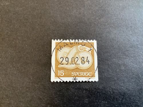 Bronsspänne facit nr 971 lyxstämplat MALMÖ 1