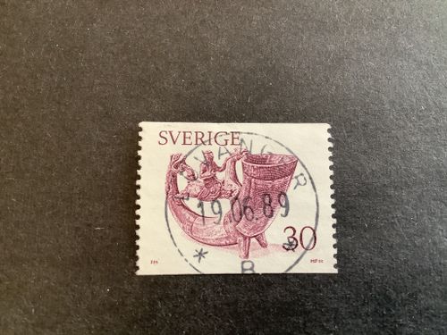 Dryckeshorn facit nr 973 lyxstämplat LÖVÅNGER