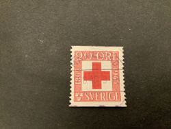Svenska röda korset facit nr 358 A lyxstämplat MARIESTAD