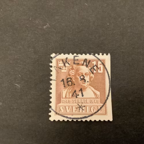 Sergel facit nr 326 B2 praktstämplat LAKENE
