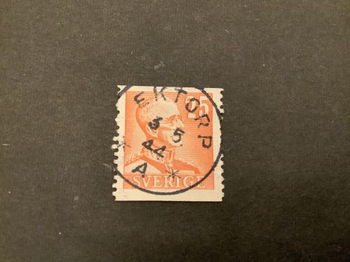 Gustaf V profil höger facit nr 277 praktstämplat EKTORP