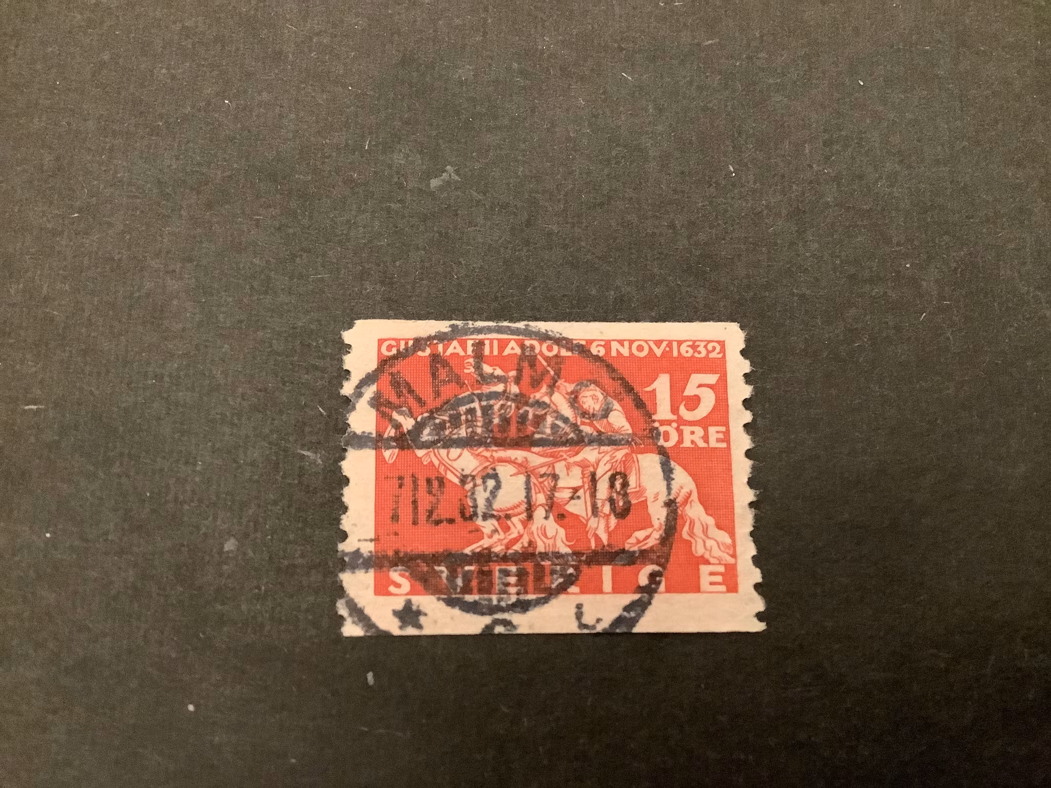 Lützen facit nr 235 A praktstämplat MALMÖ