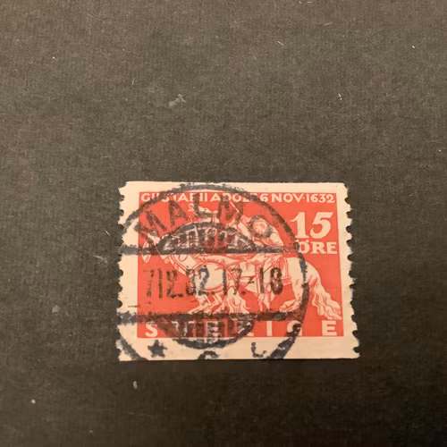 Lützen facit nr 235 A praktstämplat MALMÖ