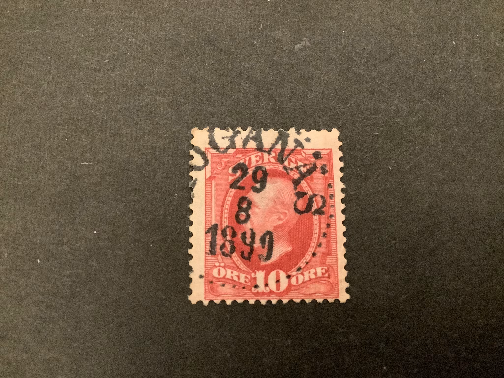Oscar II facit nr 54 praktstämplat HÖGANÄS