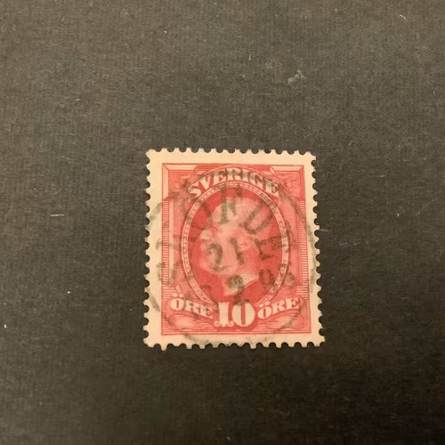 Oscar II facit nr 54 praktstämplat SKÖFDE
