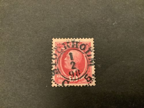 Oscar II facit nr 54 praktstämplat STOCKHOLM C5