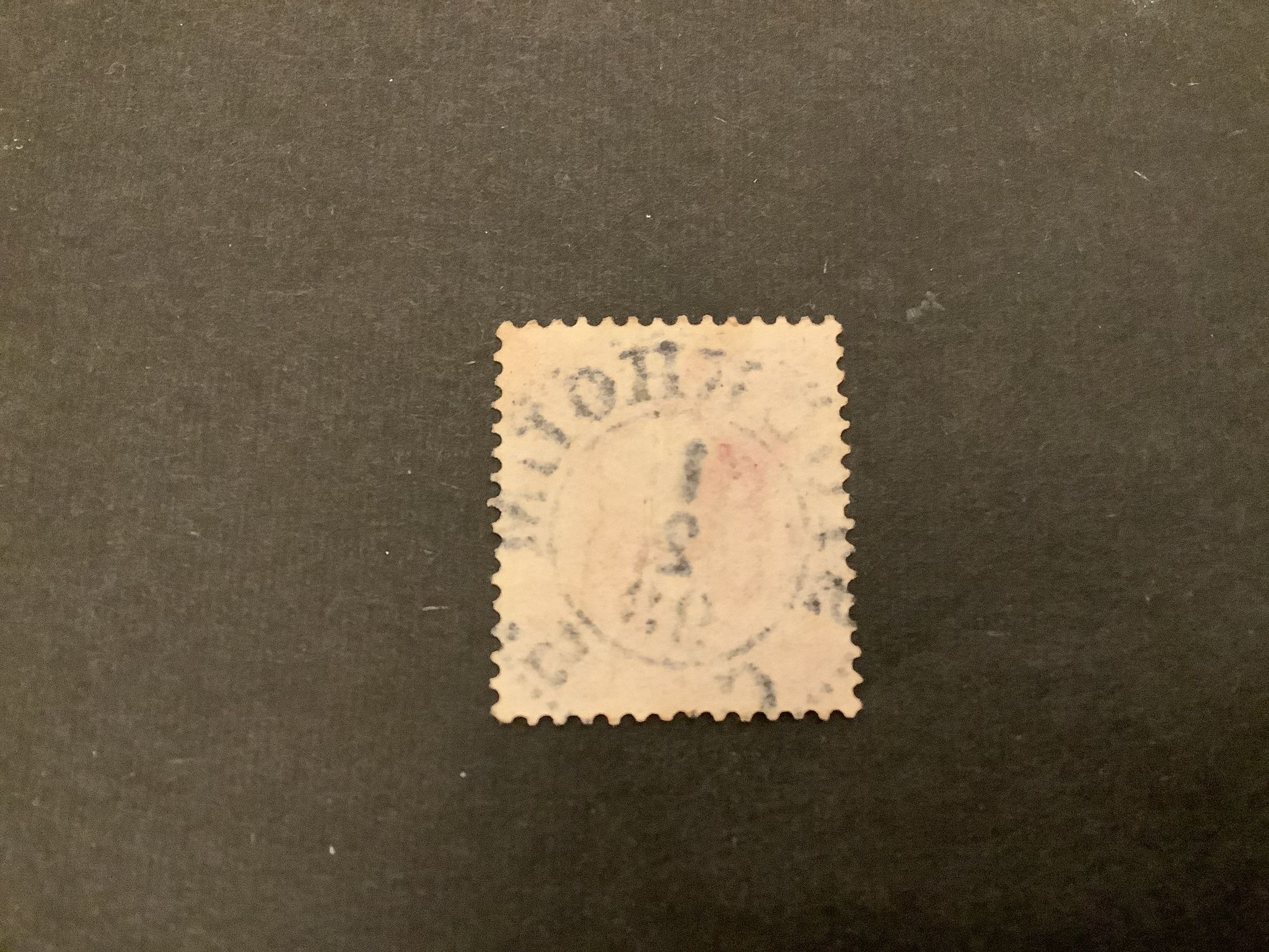 Oscar II facit nr 54 praktstämplat STOCKHOLM C5