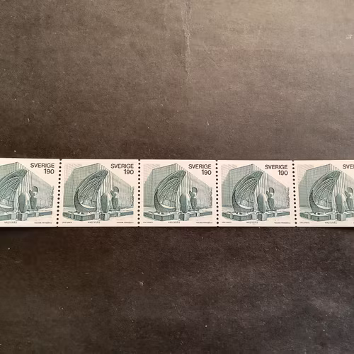 Vindarnas grotta facit nr 953 V2 postfriskt 5-strip