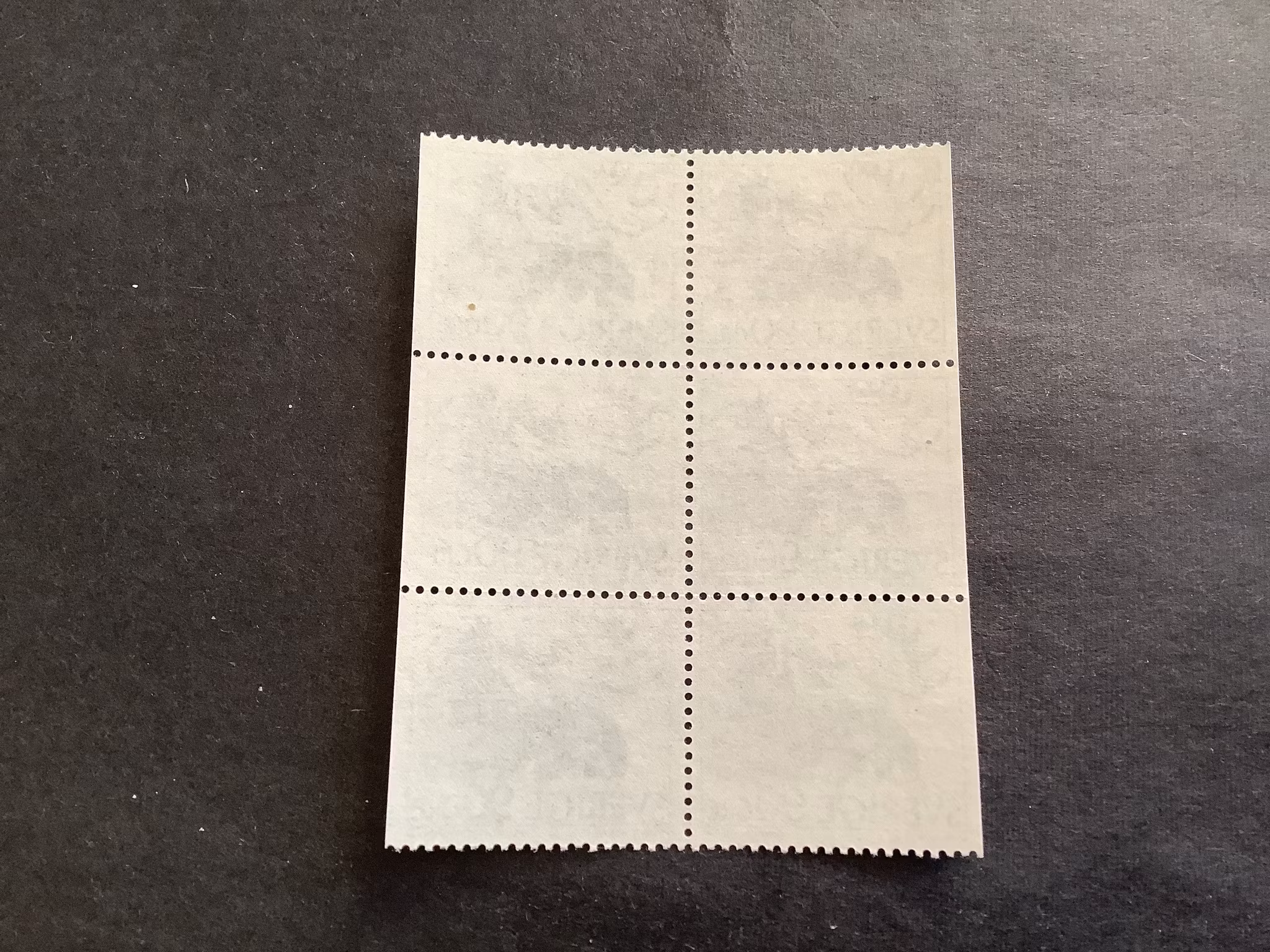 Bruksfrimärken facit nr 615 BB i postfriskt 6-block