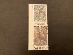 Svenska kartor facit nr 1675 SX stämplat par