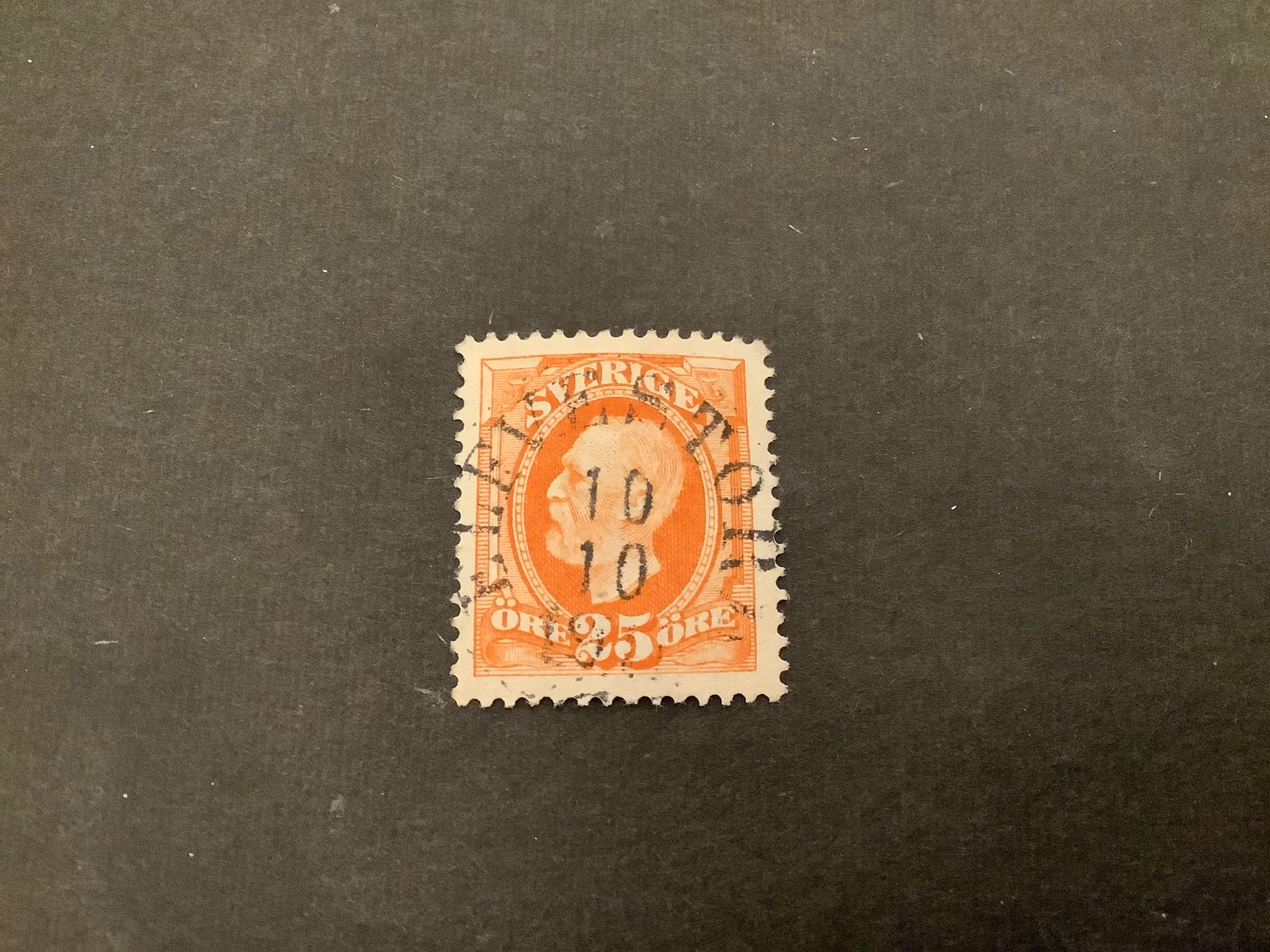 Oscar II facit nr 57 praktstämplat ELFVESTORP