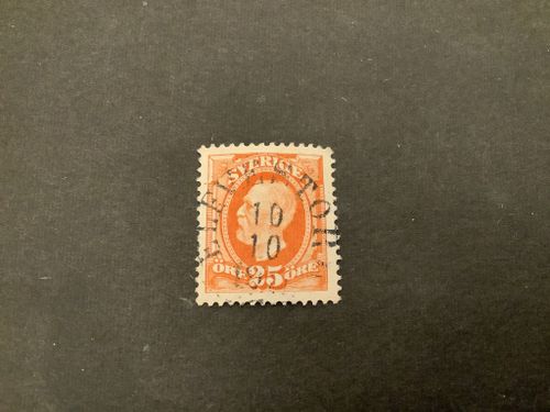 Oscar II facit nr 57 praktstämplat ELFVESTORP