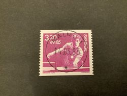 VM i bordtennis facit nr 1344 lyxstämplat MALMÖ 1