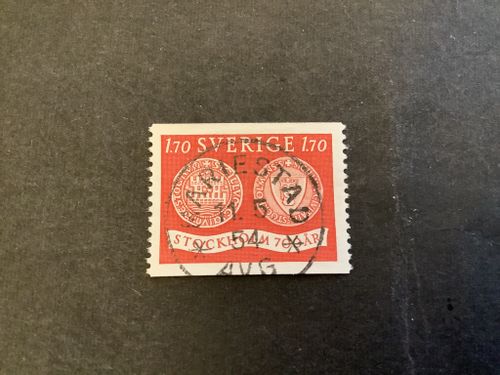 Stockholm 700 år facit nr 450 praktstämplat MARIESTAD