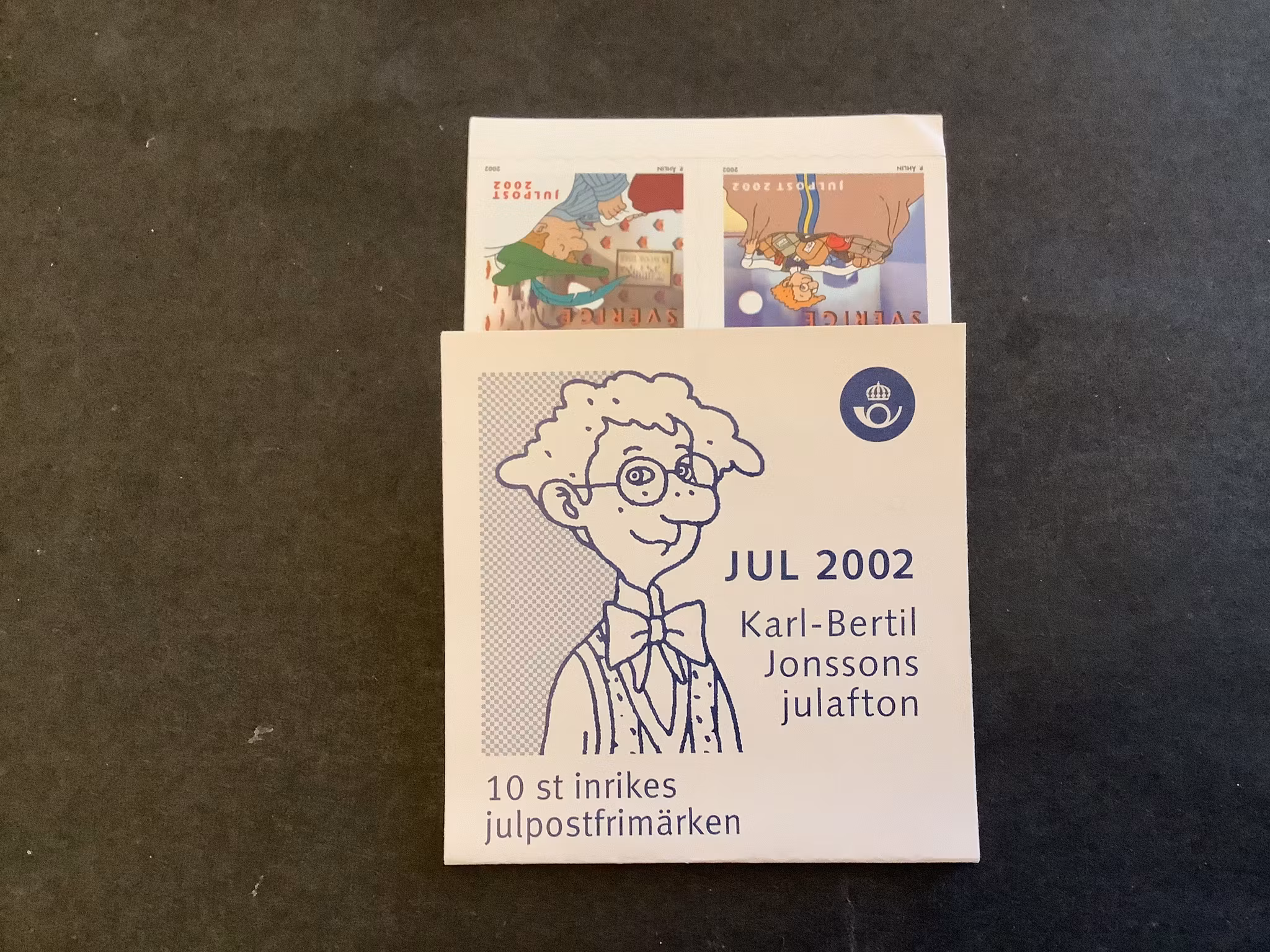 Julpost inrikes 2002 postfriskt häfte