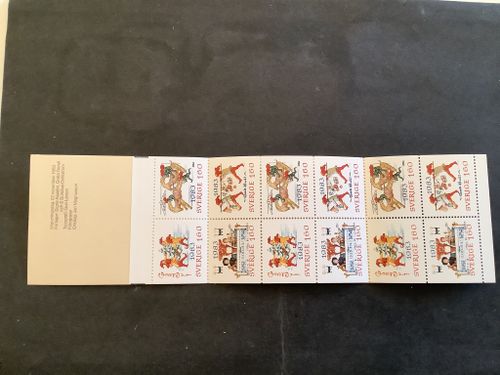 Julpost 1983 postfriskt häfte