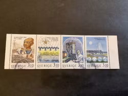 N9belpristagare Kemi 1988 facit nr 1533-1536 stämplat block