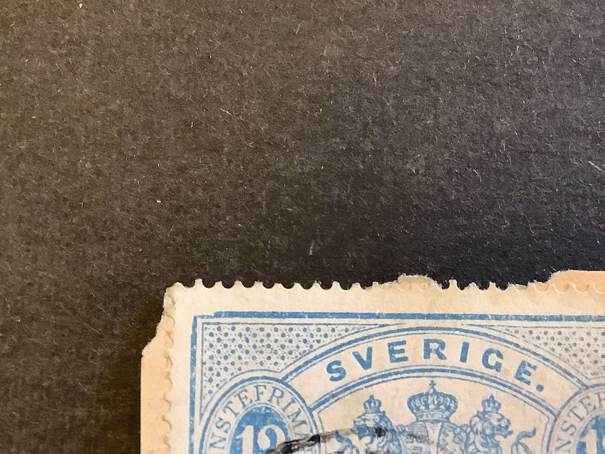 Tjänstefrimärke T 14 facit nr TJ 5 med variant V4