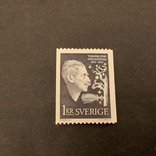 Heidenstam facit nr 504 postfriskt märke