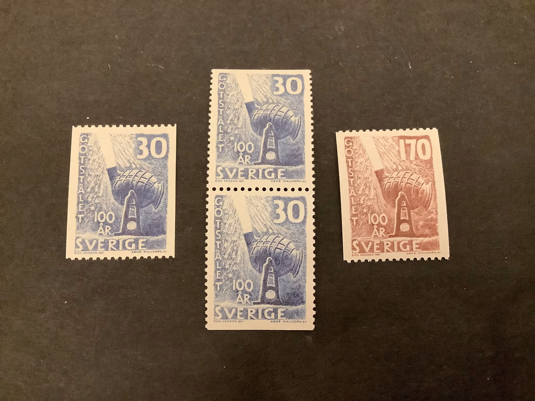 Götstålet facit nr 495-496 postfrisk serie