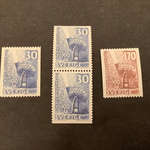 Götstålet facit nr 495-496 postfrisk serie