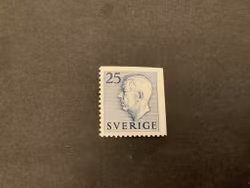 Gustaf VI Adolf typ I facit nr 406 D2 postfriskt vinkelskuret märke